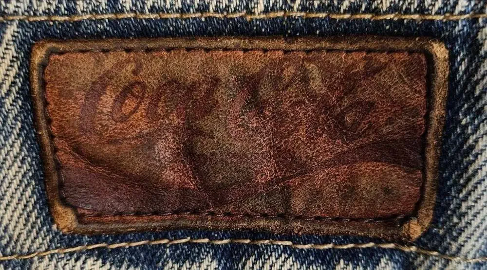Vintage Coca-Cola Acid Wash Denim Trucker Jacket Size Youth  M